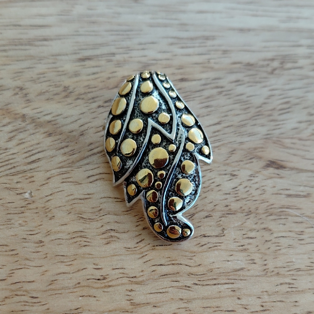 Gold and Black Reptile Decor Accessory